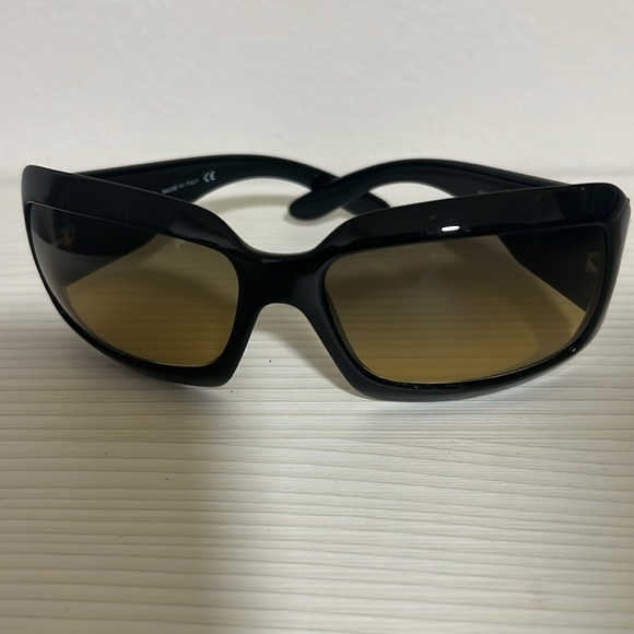 Chanel Sunglasses, Authentic, black frames with logos on and authentic case. - Picture 13 of 16